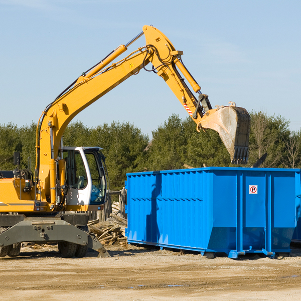 what happens if the residential dumpster is damaged or stolen during rental in Finley